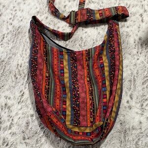 Colorful Striped Women's Bag